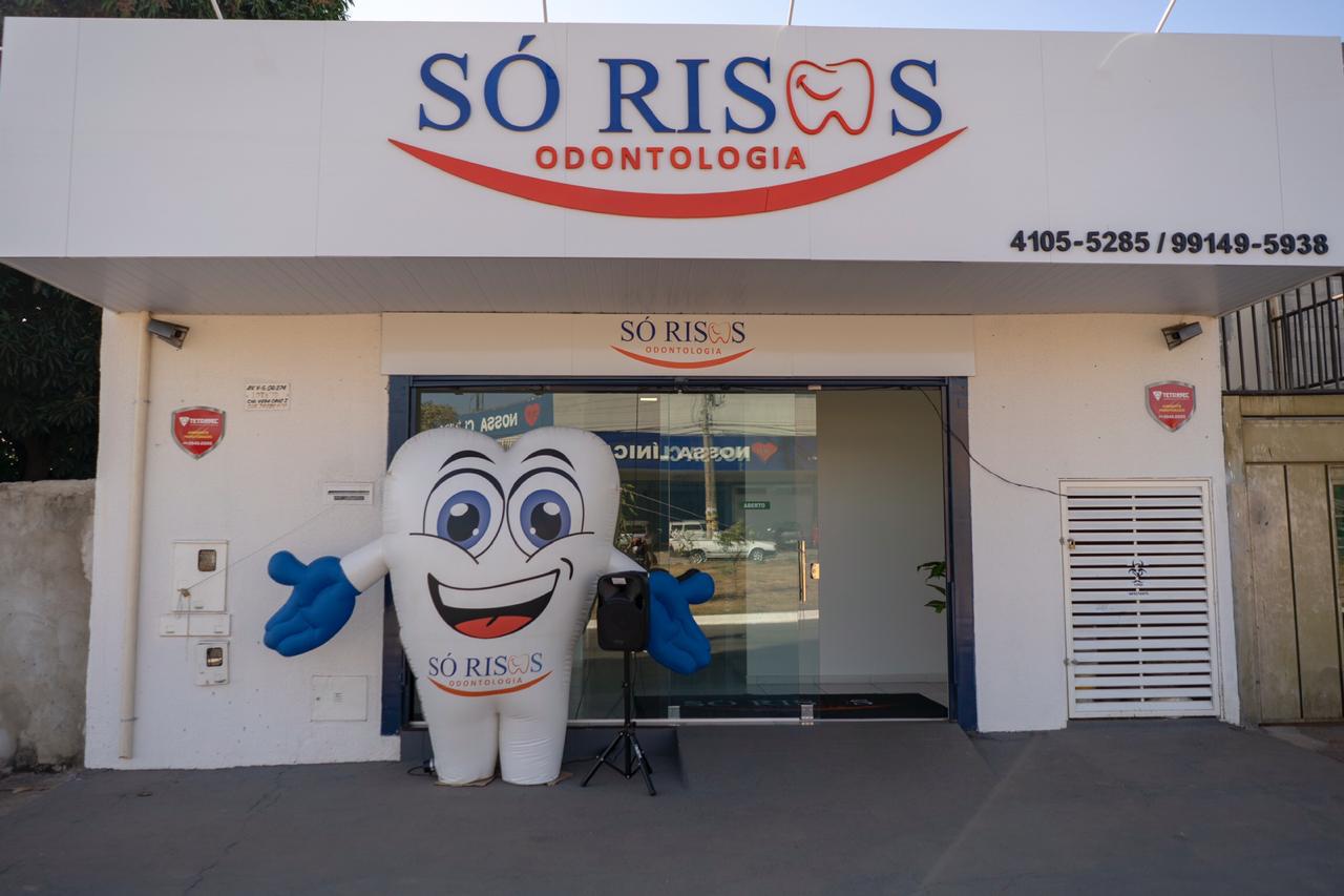 Fachada da Clínica Só Risos